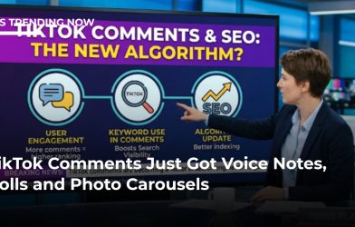 TikTok Comments Just Got Voice Notes, Polls and Photo Carousels