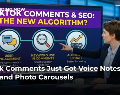 TikTok Comments Just Got Voice Notes, Polls and Photo Carousels